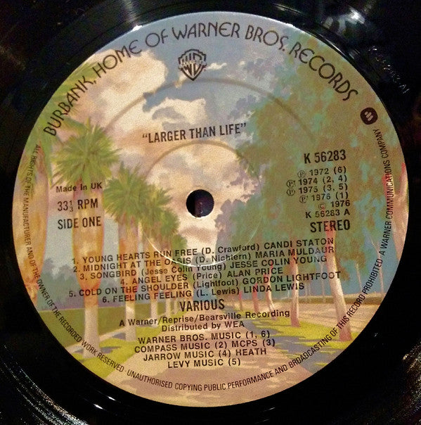 Various : Larger Than Life (LP, Comp, Gat)