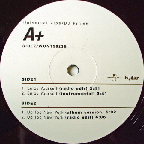 A+ : Enjoy Yourself (12", Promo)