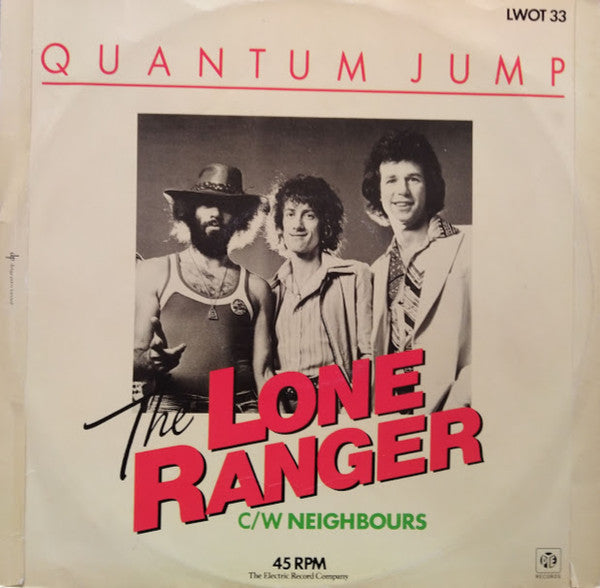 Quantum Jump : The Lone Ranger (12", Single, Blu)