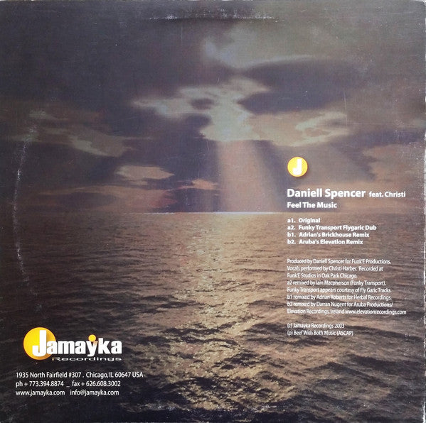 Daniell Spencer Feat. Christi Harber : Feel The Music (12")