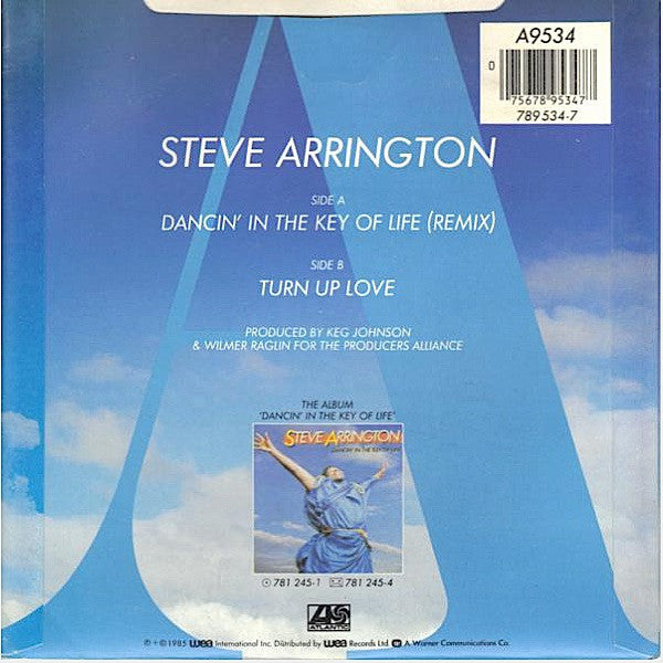 Steve Arrington : Dancin' In The Key Of Life (7", Single, Pap)