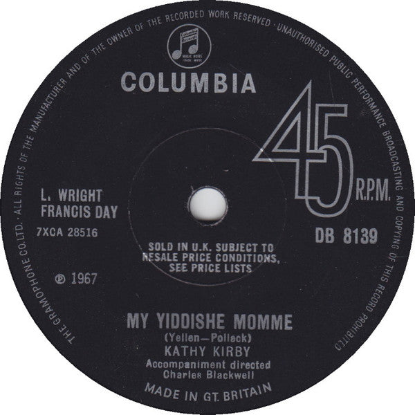 Kathy Kirby : No One's Gonna Hurt You Anymore (7")