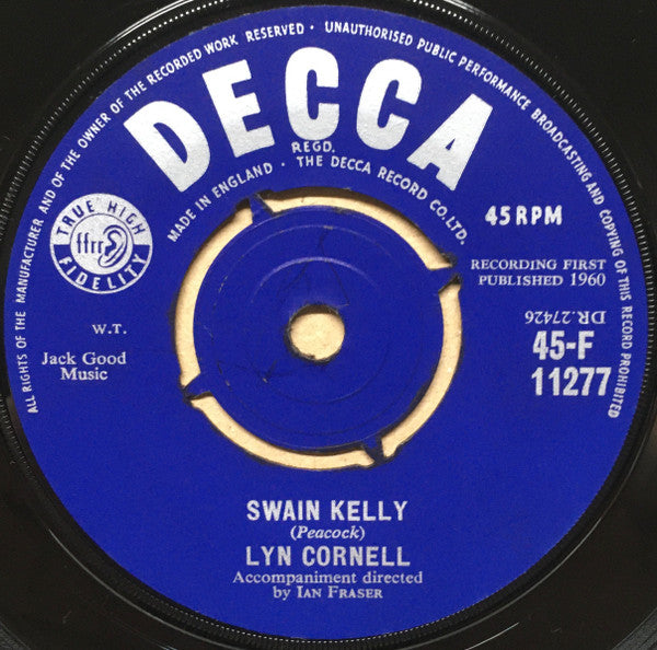Lynn Cornell : Never On Sunday (7", Single)