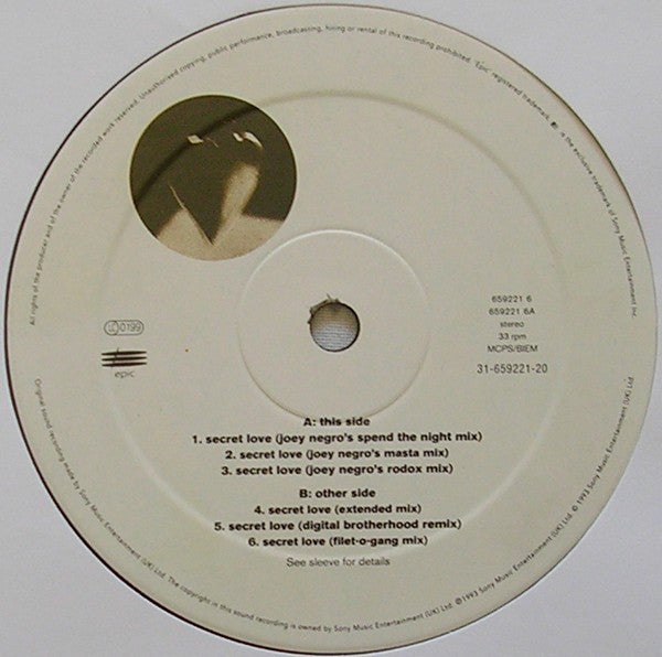 Danni'elle Gaha : Secret Love (12")
