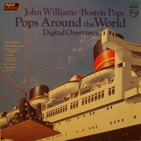 John Williams (4) • Boston Pops Orchestra : Pops Around The World (LP, Album)