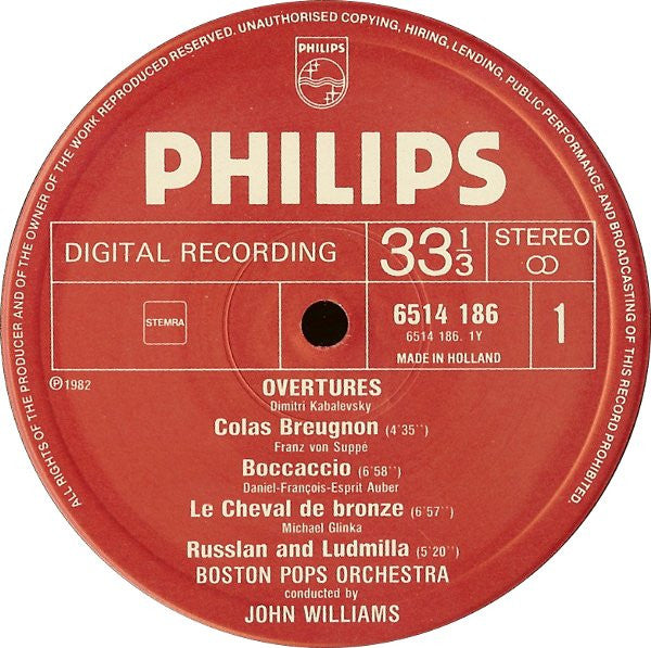 John Williams (4) • Boston Pops Orchestra : Pops Around The World (LP, Album)