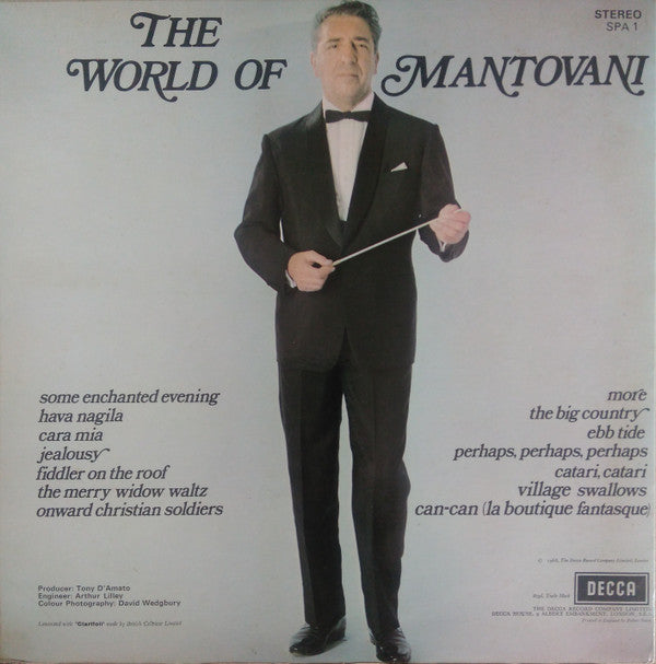 Mantovani And His Orchestra : The World Of Mantovani (LP, Comp, Gat)