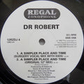 Dr Robert* : A Simpler Place And Time (12", S/Sided, Promo)