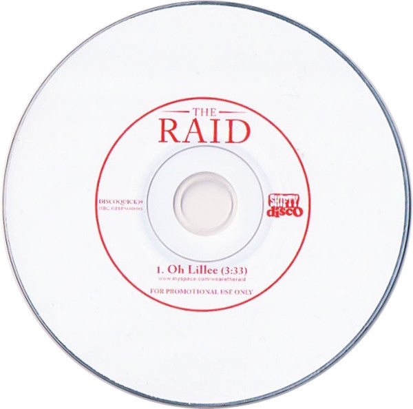 The Raid (5) : Oh Lillee (CD, Single, Promo)