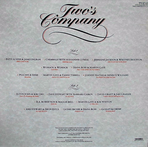 Various : Two's Company (16 Classic Duets Of Love & Romance) (LP, Comp)
