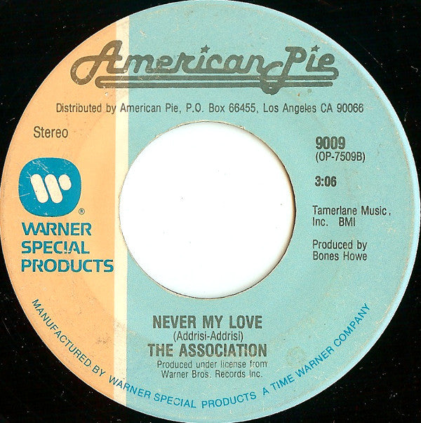 J.J. Jackson / The Association (2) : But It's Alright / Never My Love (7", RE)