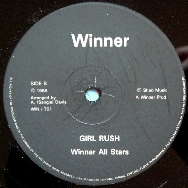 Sophia George / Winner All Stars : Girlie Girlie / Girl Rush (12", Single, Bla)