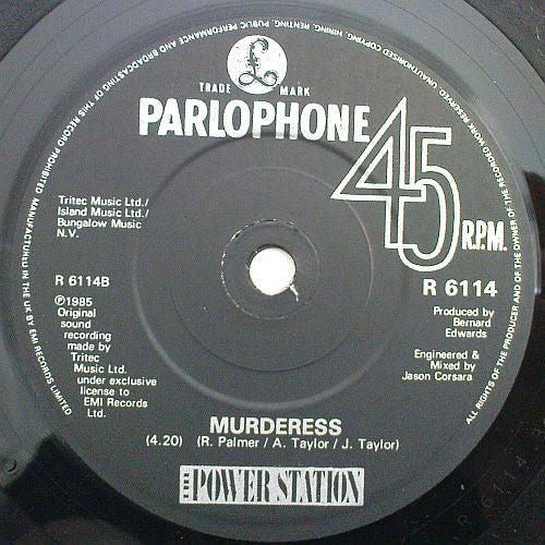 The Power Station : Communication (7", Single)