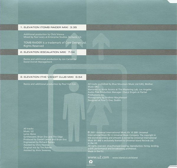 U2 : Elevation (CD, Single, CD1)