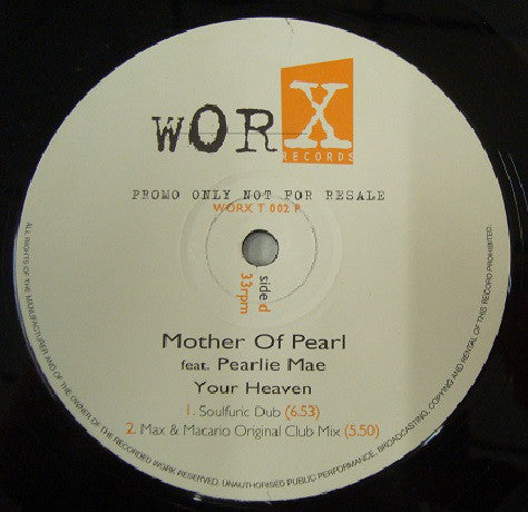 Urban Blues Project Presents Mother Of Pearl : Your Heaven (2x12", Promo)