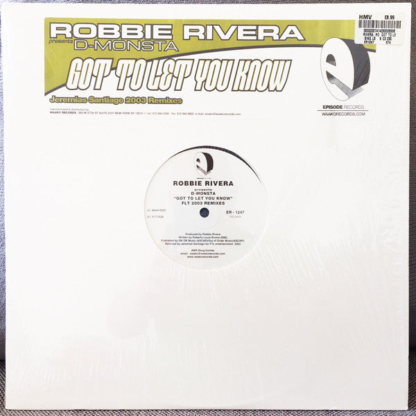 D-Monsta : Got You Let You Know 2003 (12")