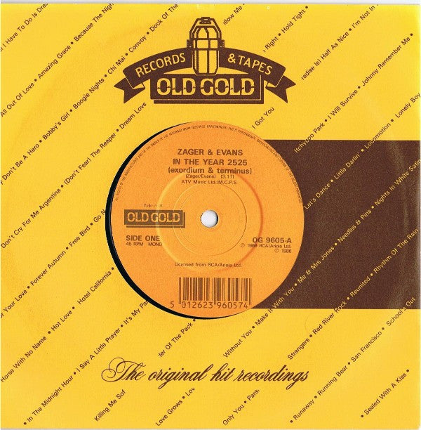 Zager & Evans / The Guess Who : In The Year 2525 (Exordium & Terminus) / American Woman (7", Mono)