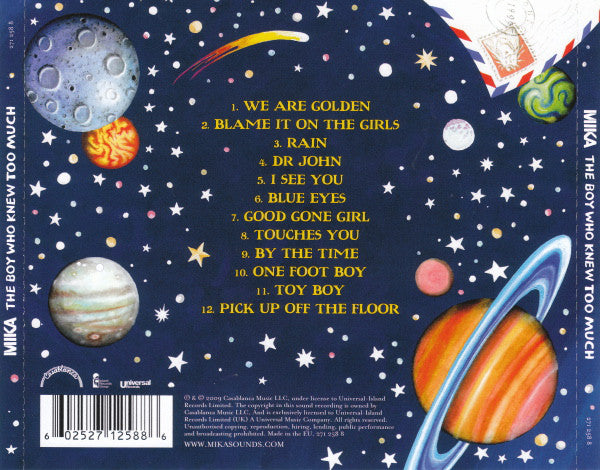 MIKA (8) : The Boy Who Knew Too Much (CD, Album, Enh)