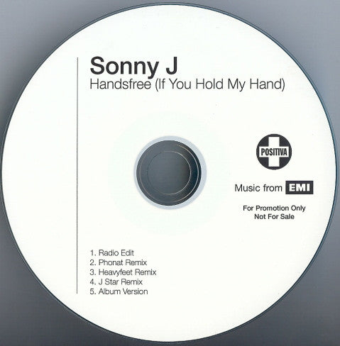Sonny J : Handsfree (If You Hold My Hand) (CDr, Promo)
