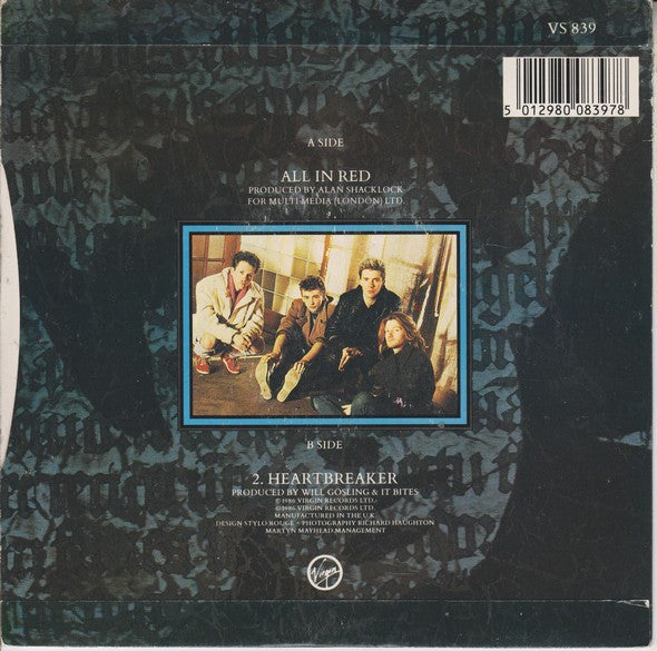 It Bites : All In Red (7", Single)