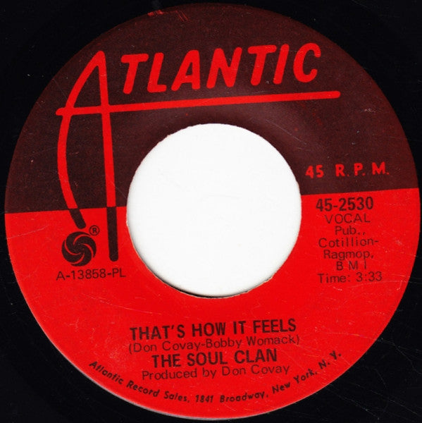 The Soul Clan : Soul Meeting / That's How It Feels (7", Single, PL )