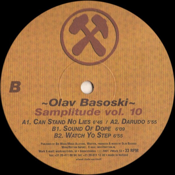 Olav Basoski : Samplitude Vol. 10 (12")