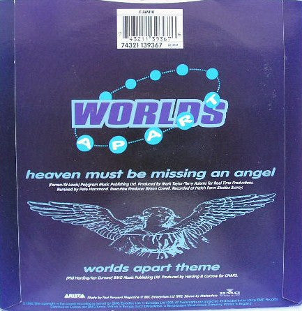 Worlds Apart : Heaven Must Be Missing An Angel (7", Single)