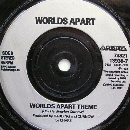 Worlds Apart : Heaven Must Be Missing An Angel (7", Single)