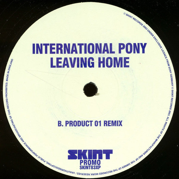 International Pony : Leaving Home (12", Promo)