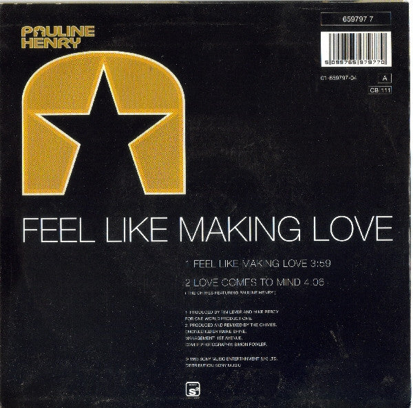 Pauline Henry : Feel Like Making Love (7", Single)