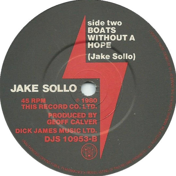 Jake Sollo : Shockproof (7")