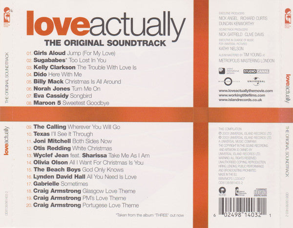 Various : Love Actually - The Original Soundtrack (CD, Comp, S/Edition)