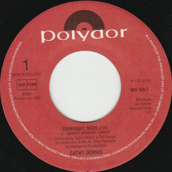 Cathy Dennis : Everybody Move (7", Single)