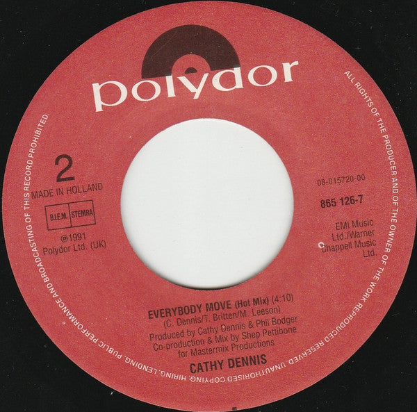 Cathy Dennis : Everybody Move (7", Single)