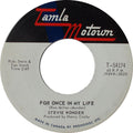 Stevie Wonder : For Once In My Life / Angie Girl (7", Single)