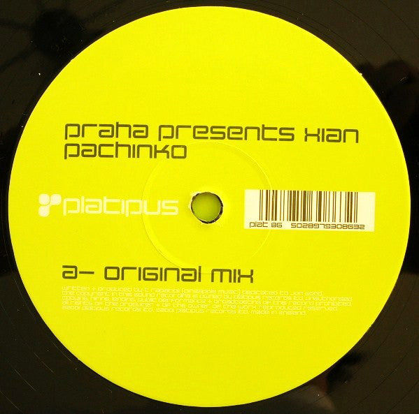 Praha Presents Xian (3) : Pachinko (12")