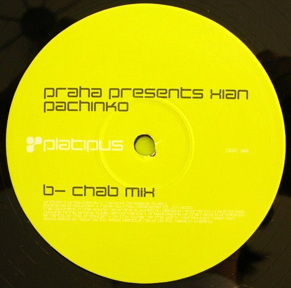 Praha Presents Xian (3) : Pachinko (12")