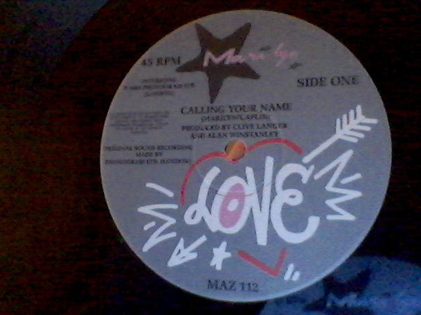 Marilyn : Calling Your Name (12", Single)
