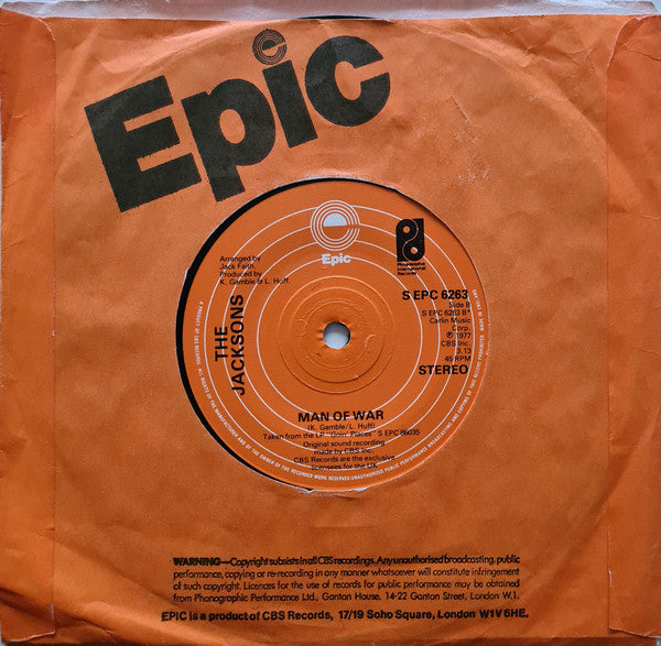 The Jacksons : Music's Takin' Over (7", Single)