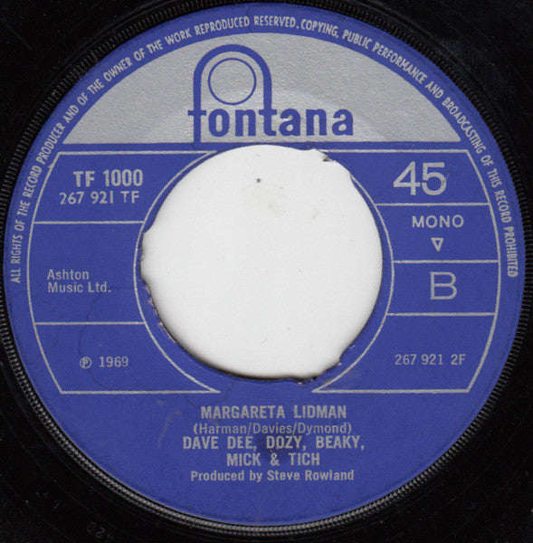 Dave Dee, Dozy, Beaky, Mick & Tich : Don Juan (7", Single, Mono, 3 P)