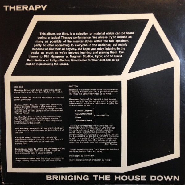 Therapy (7) : Bringing The House Down (LP, Album)