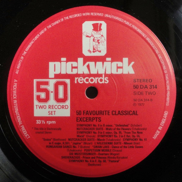 Various : 50 Favourite Classical Excerpts (2xLP, Comp)