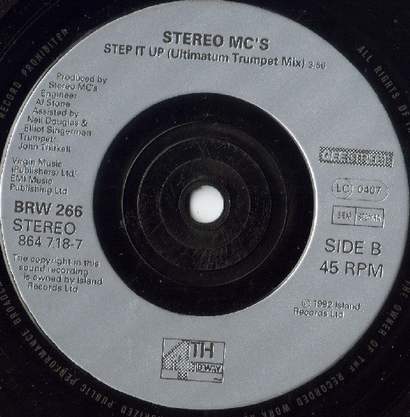 Stereo MC's : Step It Up (7", Sil)