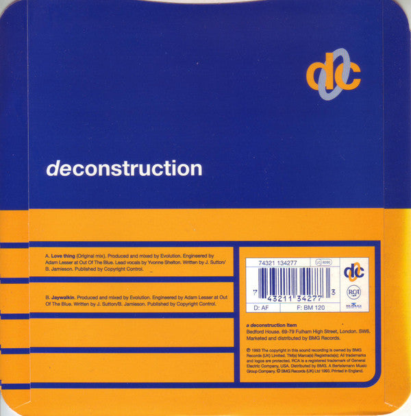 Evolution : Love Thing (7", Single)