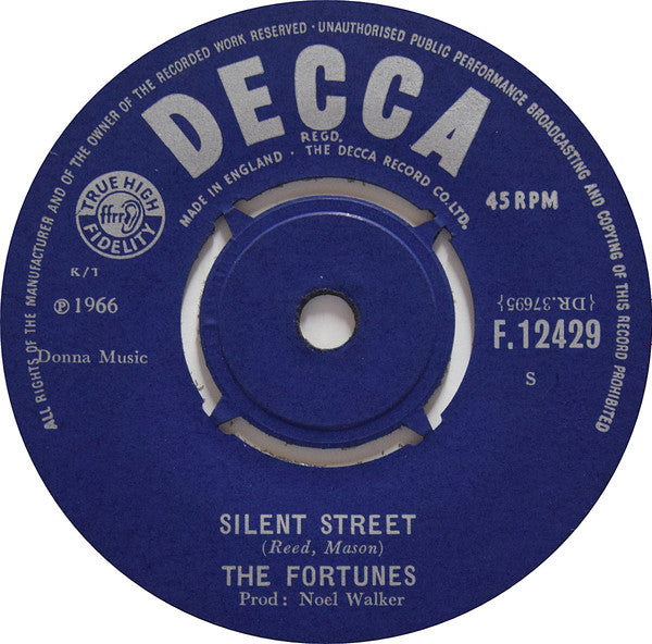 The Fortunes : You Gave Me Somebody To Love (7")