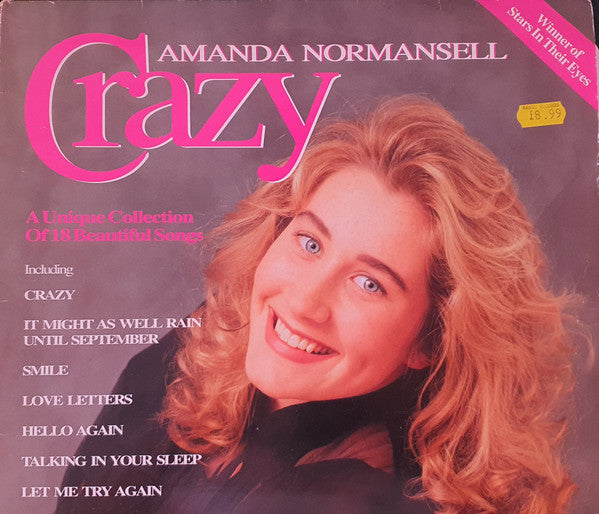 Amanda Normansell : Crazy (A Unique Collection Of 18 Beautiful Songs) (LP, Album)