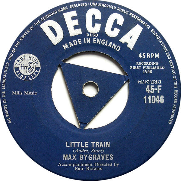 Max Bygraves : Gotta Have Rain (7", Single)