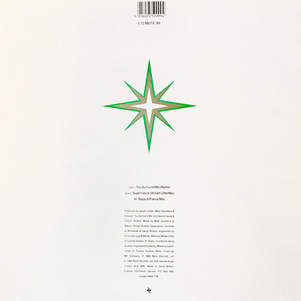 Erasure : You Surround Me (Remix) (12", Single)