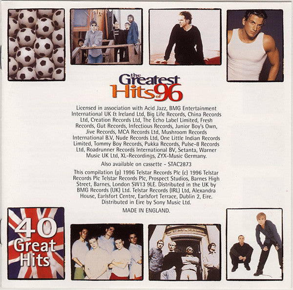 Various : The Greatest Hits Of 96 (2xCD, Comp)
