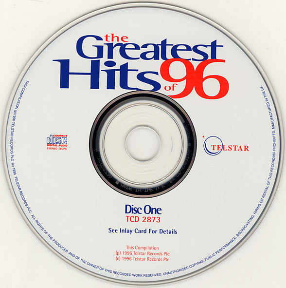 Various : The Greatest Hits Of 96 (2xCD, Comp)
